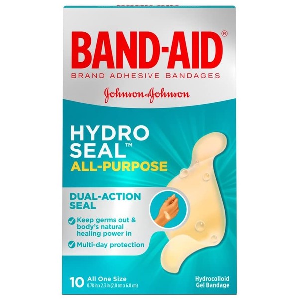 Band-Aid Hydro Seal All Purpose, 10 Count(One Size) Each(Pack of 2)