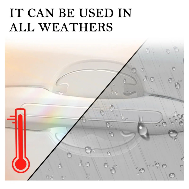 Protector Para Manija De Puerta Auto Pegatinas Coche 20pzs