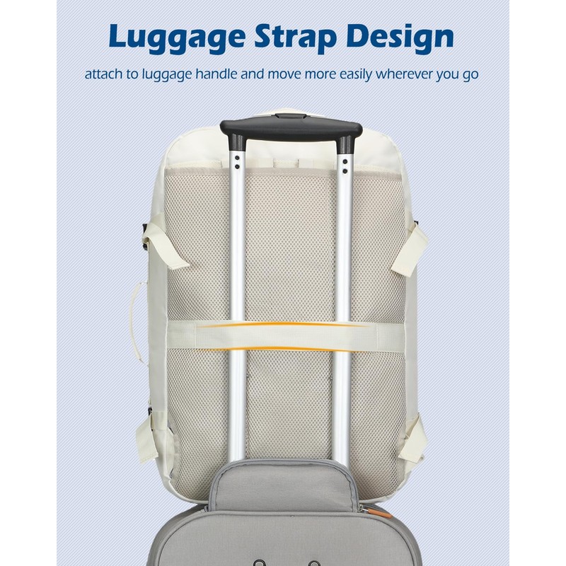 Hynes Eagle Carry on Backpack 38L Large Travel Backpack for