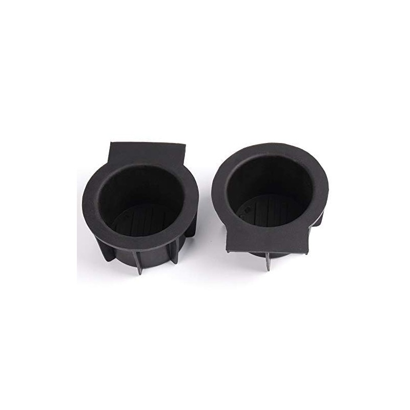 CROSSDESIGN 2 Pcs Front Console Cup Holder Insert Liner Compatible