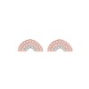 Olivia Burton OBJRBE05 Women's Stud Earrings Rainbow Rose Gold Collection,