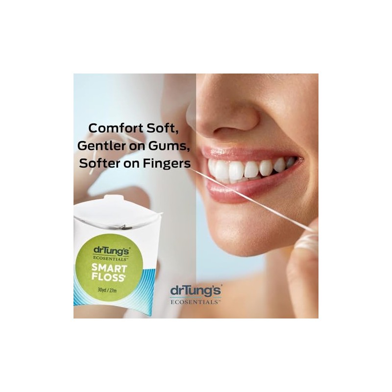 Dr. Tungs Smart Floss, 30 yds, Natural Cardamom Flavor 1