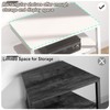 armocity 4-Tier AV Media Stand with Power Strips, Corner TV