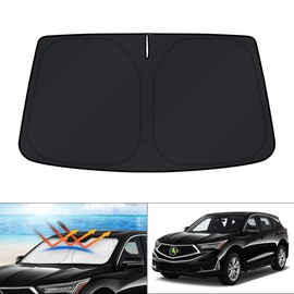 KUST Custom Fit Car Sun Shade for 2019-2024 2025 Acura RDX Accessories Windshield Sunshade Window Shade Sun Visor Protector Foldable Blocks UV Rays Keep Your Car Cooler