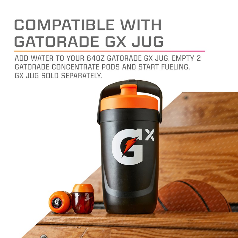 Gatorade unisex adult Gatorade GX Pods, Strawberry Raspberry 4 Count