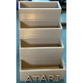 Unbranded ATARI 400/800/XL/XE 4 Cartridge Game Display Holder