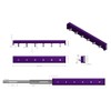 6-Hook Designer Wardrobe Reversible 13.75" Length Closet Belt Rack with