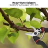 Pruning Shears High Carbon Steel Labor Saving Pruner Gardening Scissors