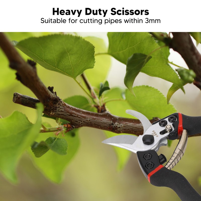 Pruning Shears High Carbon Steel Labor Saving Pruner Gardening Scissors