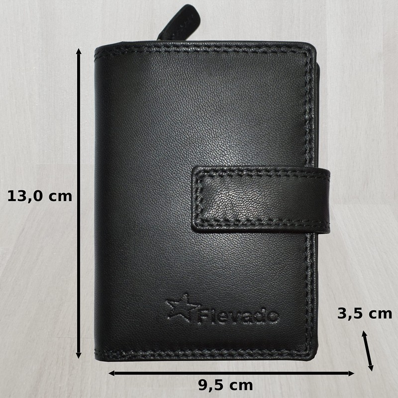 flevado Buffalo Leather Hand Made Cards Money Wallet Credit Cards
