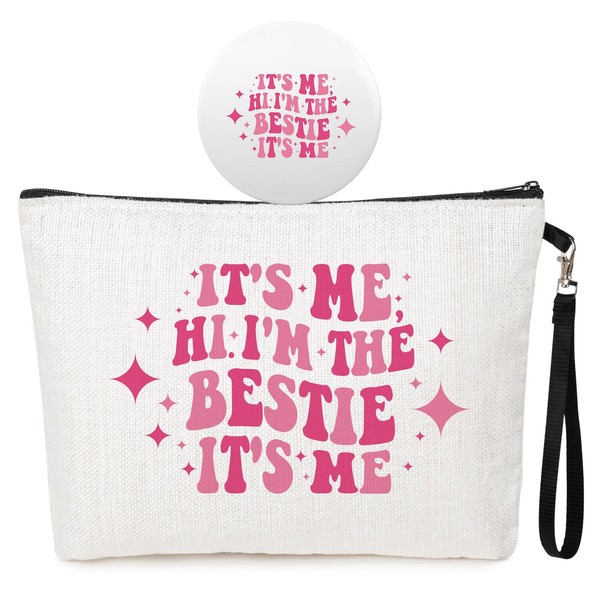 SOIDRAM Its Me Hi I'm the Bestie Makeup Bag for