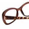 Calabria Sophia Progressive Blue Light Glasses +2.50 Brown Crystal Tortoise