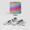 CHYEEH Elastic Shoelaces, Universal No Tying Flat Rubber Laces with