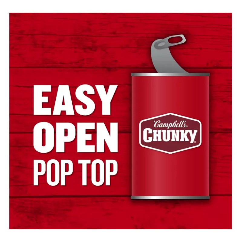 Campbell's Chunky Creamy Cajun Chicken Alfredo Soup 18.8 oz Can