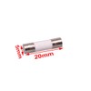 QBGTFAK 100pcs Quick Blow Ceramic Tube Fuse Assorted Kit Amp