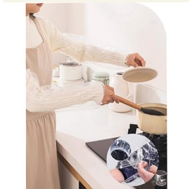 PEFAVPRO 200 PCS Disposable Arm Sleeves, Plastic Sleeves to Cover Arms for Cleaning, Repairing, Painting and Tattooing