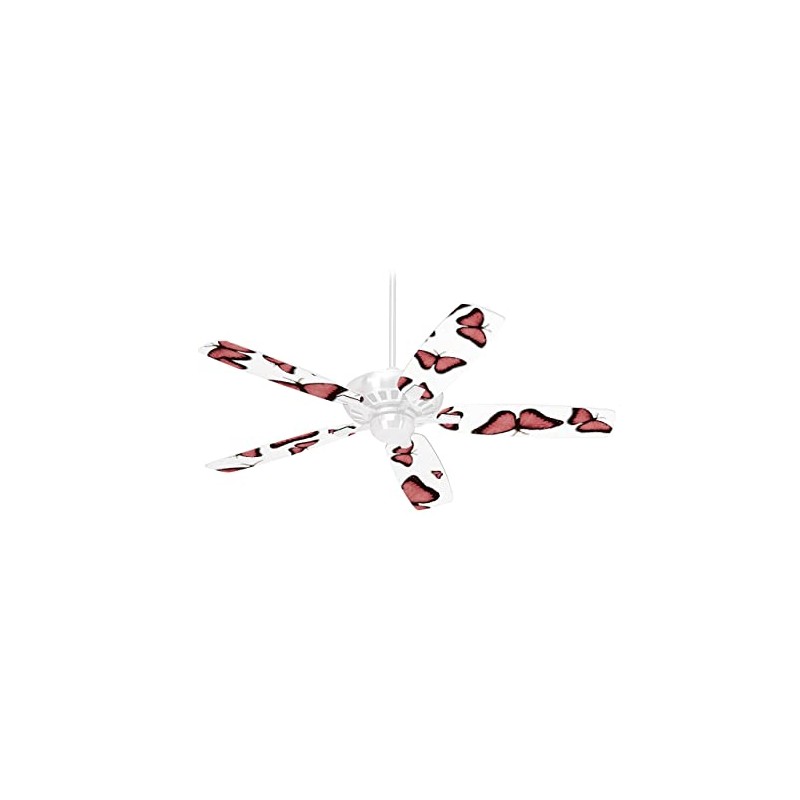 Butterflies Pink - Ceiling Fan Skin Kit fits most 42