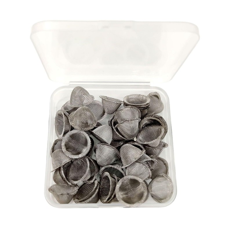 50 Pcs Pipe Screens 0.5inch-0.63inch (1/2-5/8) Stainless Steel Conical Design