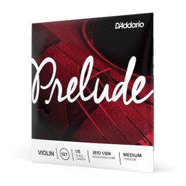 D'Addario Prelude 1/8 Scale Medium Tension Violin String Set