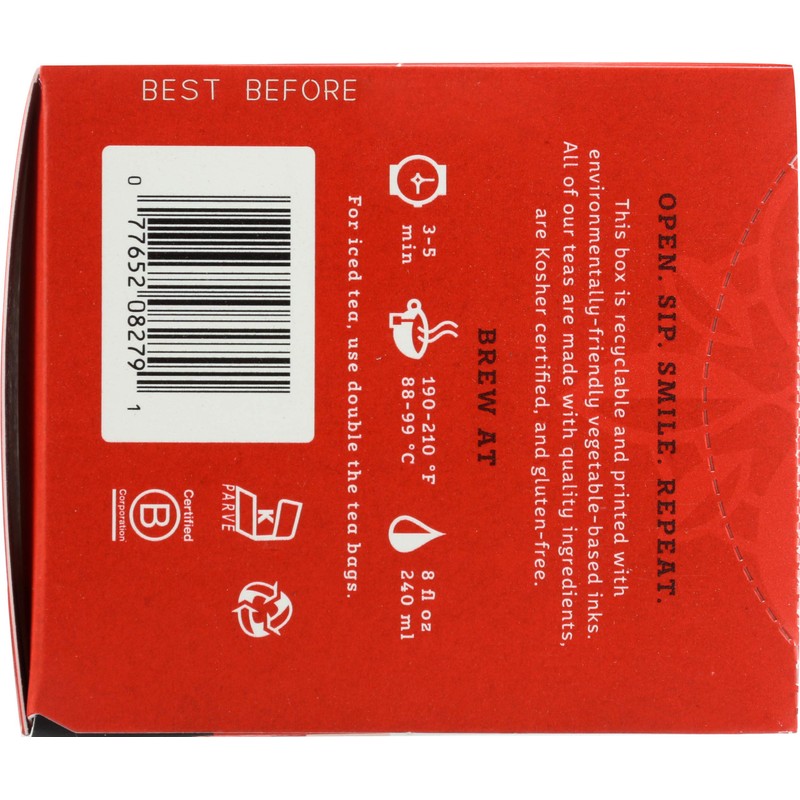 Stash Tea, Tea Chai Spice Decaf, 18 Count