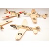 BINOS Messerschmitt 109 Historical Balsa Wood Airplane Glider (14" Wingspan):