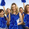 STOBOK 14 Pieces Cheerleading Pom Poms Metallic Foil Cheerleader Pom