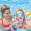 CYCFMYYLY Kids Swimming Goggles, Swimming Goggles Kids with Ear Plugs