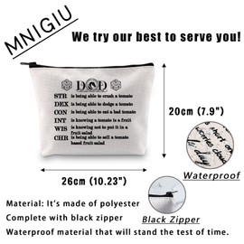 MNIGIU Game Lover Makeup Bag Game Properties Bag Fantasy Gamer Gifts Dungeon Master Gifts Dm Player Gift Game Fans Gift