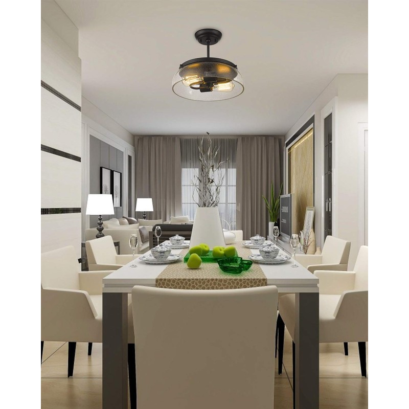EAPUDUN Semi Flush Mount Ceiling Light, 2-Light Modern Light Fixture