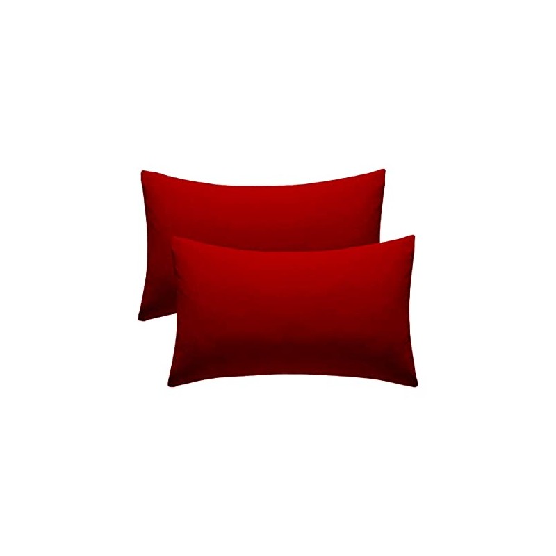 Red Pillow Cases 2 Pack Hotel Quality Microfiber Pillowcases Covers