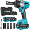 1/2 Inch Cordless Impact Wrench, 900 Ft-lbs (1200 N·m) High