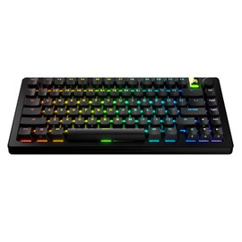 Glorious Gaming - GPBT Backlit Keycaps (Black) Translucent Shine Through Legends, Fits 100%, 75% 65% 60% Custom Mechanical Gaming Keyboards, Fits ANSI, ISO, Windows & macOS, English (US)