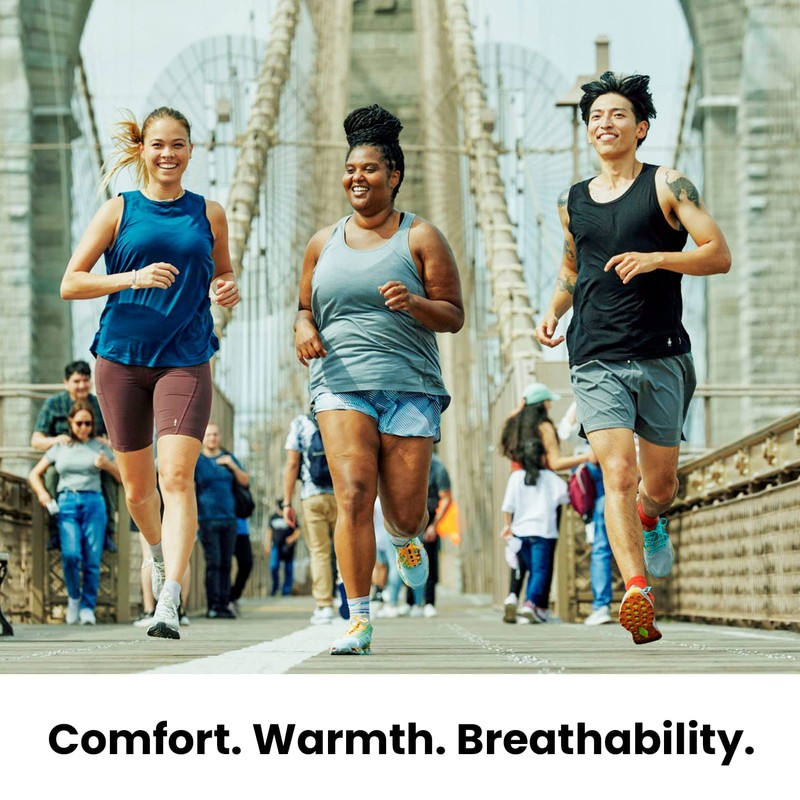 Smartwool, Unisex Run Targeted Cushion Ankle Socks, Black, XL