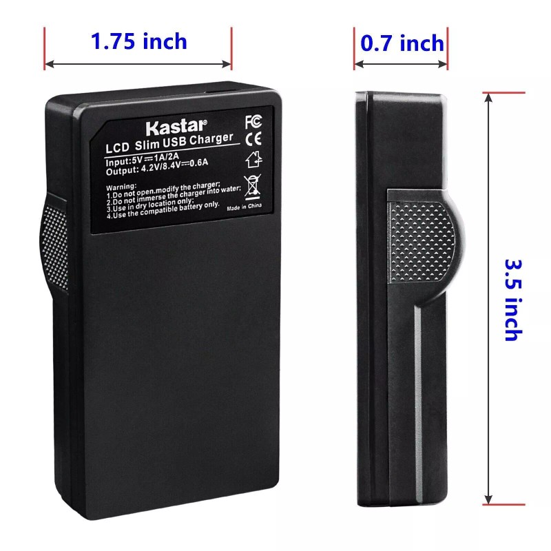 For GoPro LCD3 Charger & 2 battery for GoPro HERO2