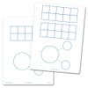 EAI Education Ten Frames & Number Bonds Flexible Dry-Erase Boards