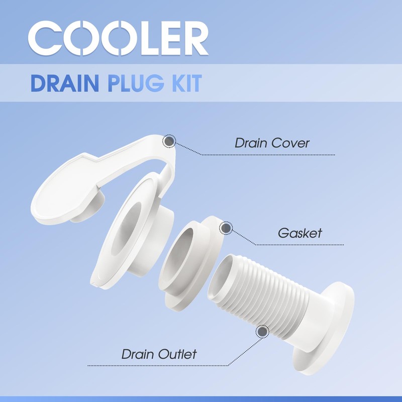 PROSOCOOL Cooler Drain Plug Kit Replacement for Coleman Xtreme Coolers
