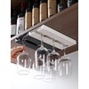 2 soportes para copas de vino, 10 x 4.3 x