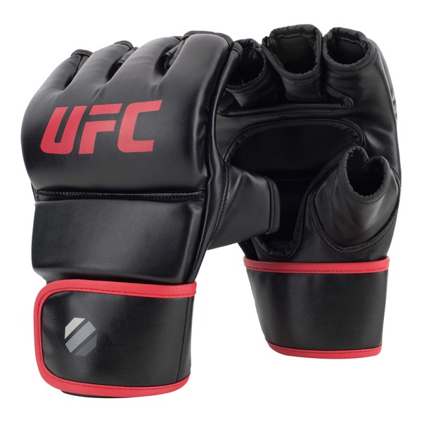 UFC 6oz Fitness Gloves - SM/Med - MMA Gloves, Black, Small/Medium