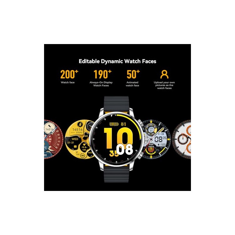 Kieslect Smartwatch Reloj Inteligente Reloj de Llamadas Bluetooth 70 Modos