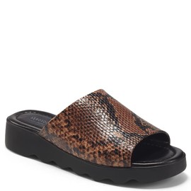 Aerosoles Women's WANZA Wedge Sandal, Brown Snake, 10.5