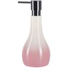 Spirella Bali Gradient Soap Dispenser, Stone Rose/White, 9x9x20 cm