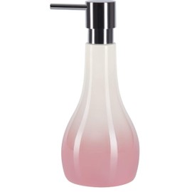 Spirella Bali Gradient Soap Dispenser, Stone Rose/White, 9x9x20 cm