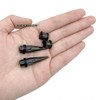 HEKEUOR 9mm Steel Ear Stretching Kit 2 Steel Tapers 2