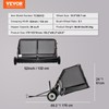 VEVOR Tow Behind Lawn Sweeper, Pull Behind Lawn Sweeper 50",
