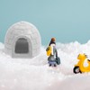 Mini Igloo Toy Lifelike Ice House Models Arctic Figurines Toys