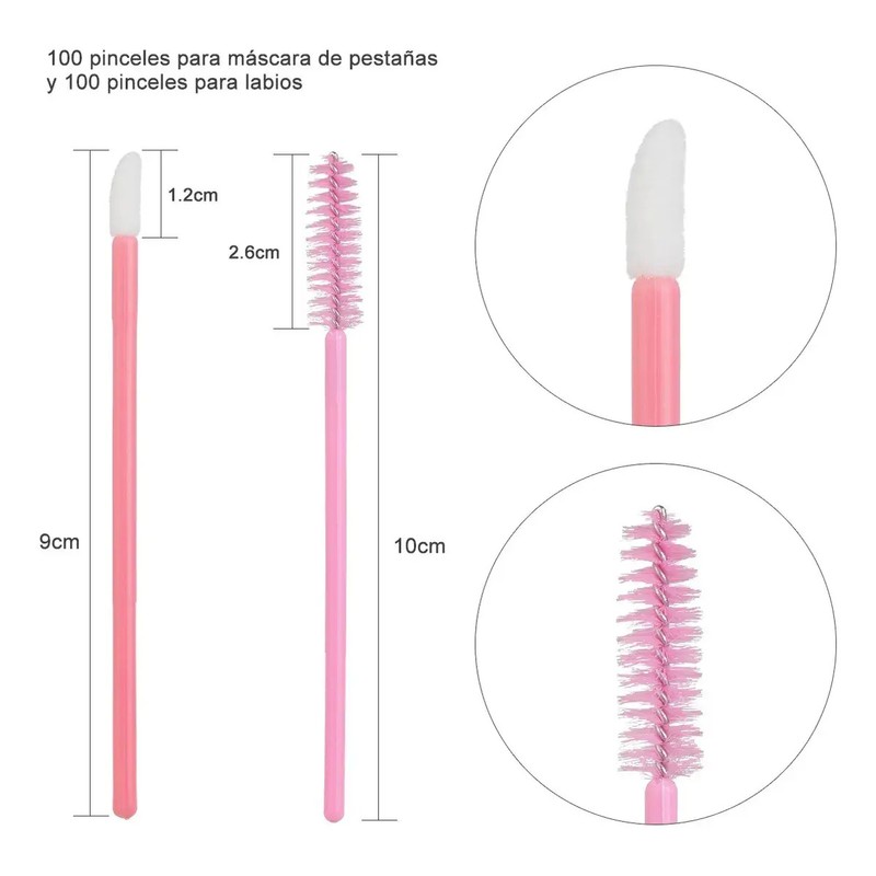 50 Parches Hidrogel 100 Microbrush 50 Cepillos