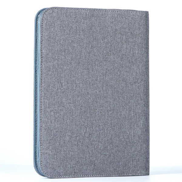Lanxivi 48 Fountain Pen Case Gray Organizer Bag, Waterproof Canvas