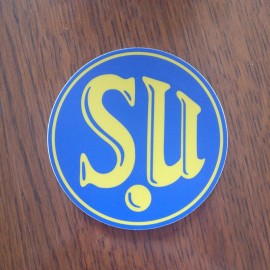 SU Skinners Union  3"  Badge Sticker Color Label Vintage Logo Carbs Carburettors
