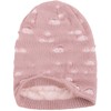 Compagno Women's Winter Hat with Sequins Warm Lined Beanie Knitted