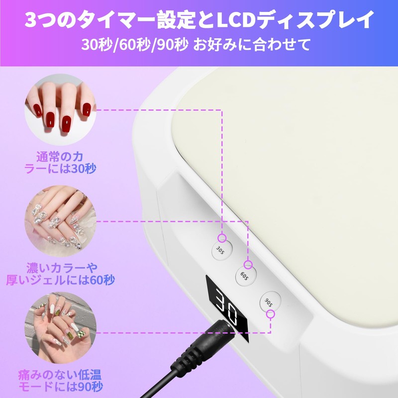 CGBE LED & UV Nail Light 48W Gel Nail Light